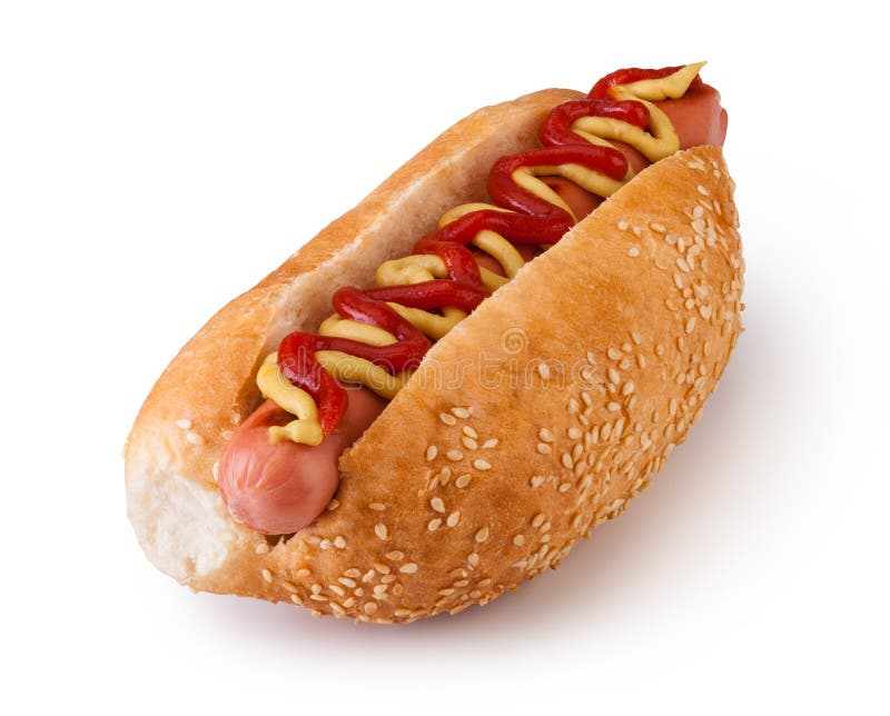 Hot dog stock photo. Image of calorie, fast, sausage 59331618