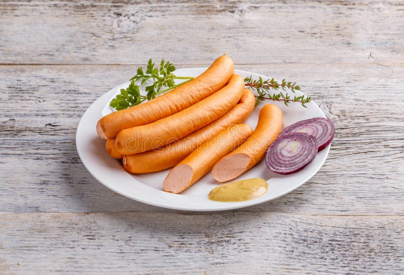 Hot Dog sausages stock photo. Image of delicious, food 80250544