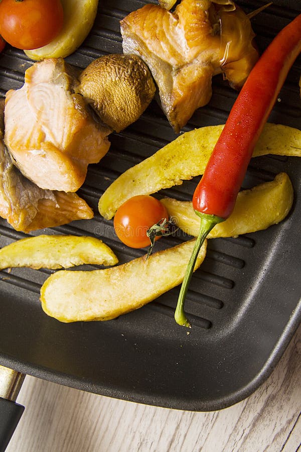 Hot fish and chips stock image. Image of delicacy, edible 55687151