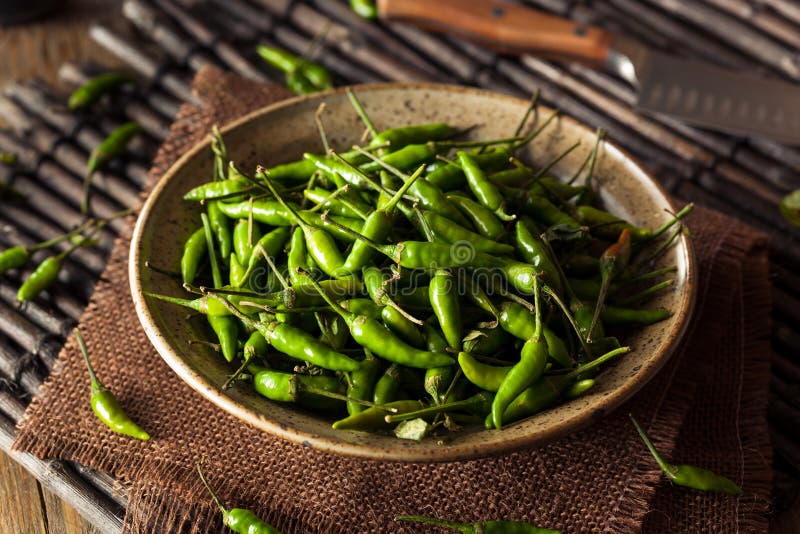 Jalapeno And Green Thai Pepper Stock Image Image of nature, chile