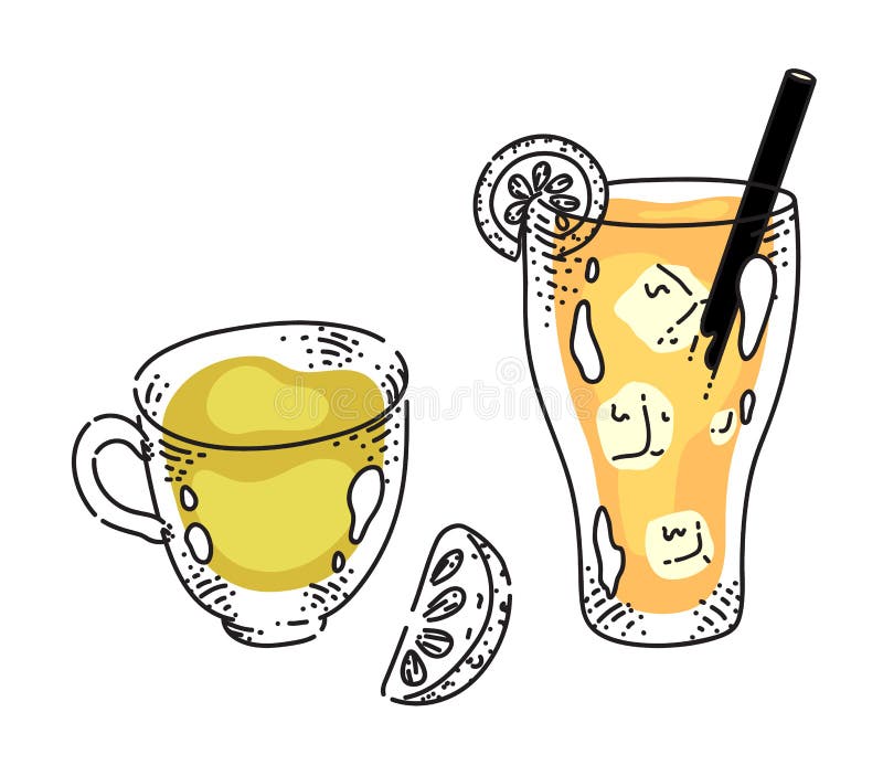 Iced Tea Sketch Stock Illustrations 287 Iced Tea Sketch Stock