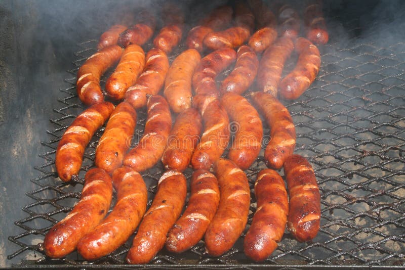 Hot Links stock image. Image of summer, plump, propane 6296877