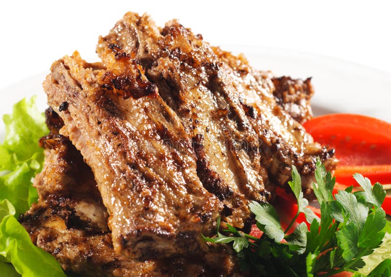 Hot Meat Dishes Bonein Lamb Stock Photo Image of spice, dinner