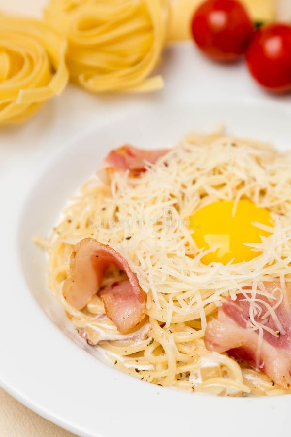Hot Pasta with Garnish on Plate Stock Photo Image of ingredient, meal 32623334
