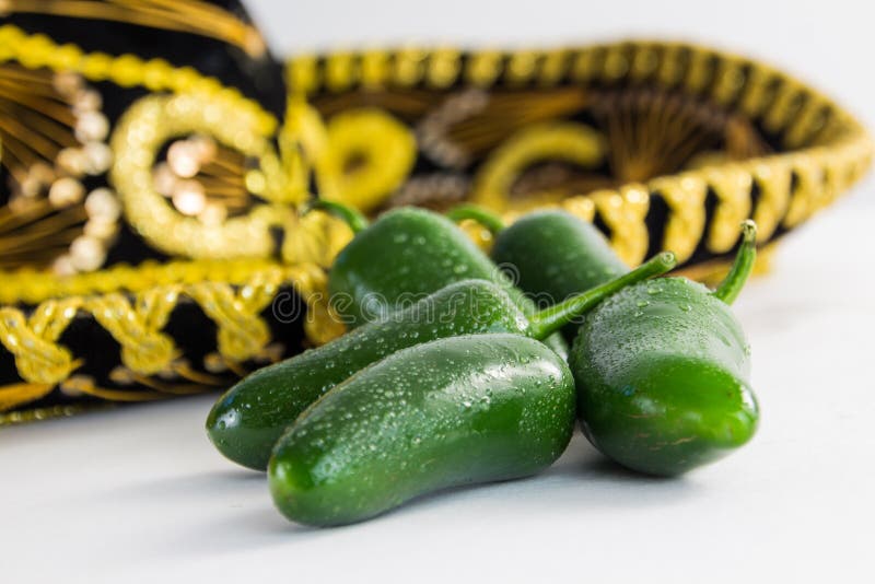 Hot peppers stock image. Image of capsicum, kitchen, green 60211601