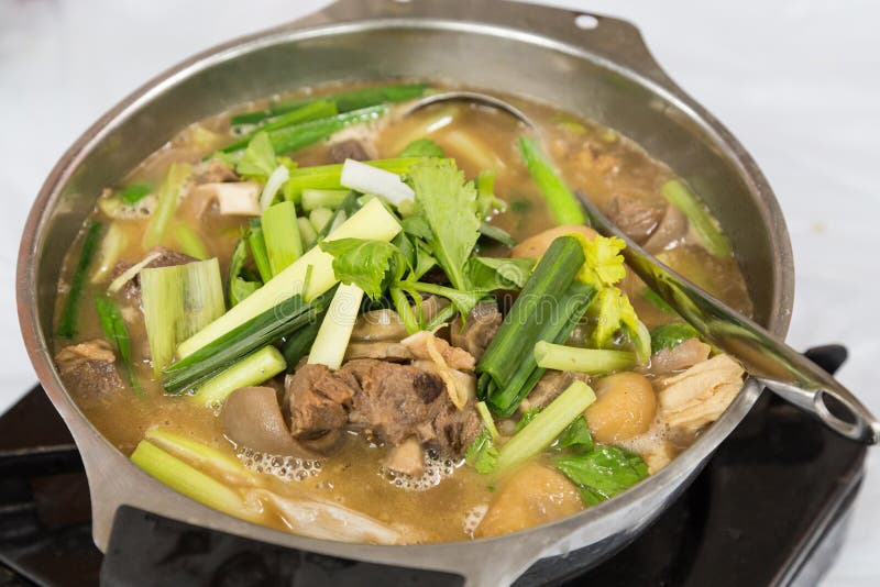 Hot Pot Lamb Stew Popular during Winter Hong Kong Stock Photo - Image ...