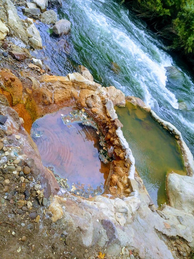 Hot pots Ogden river stock photo. Image of weber, canyon 130194258