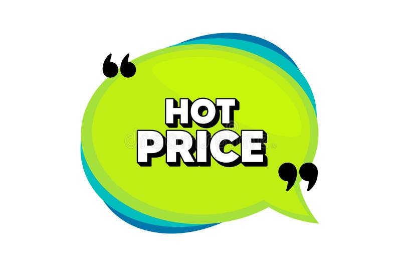 Hot Price. Special offer sale sign. Vector vector illustration