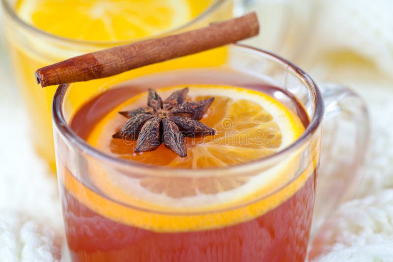 Hot punch and orange drink stock image. Image of punch 46576447