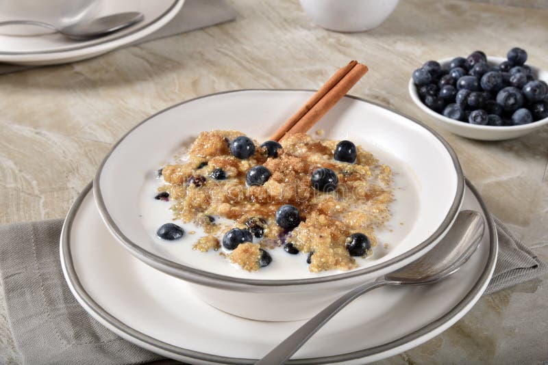 Hot quinoa cereal stock photo. Image of cereal, gluten 129133208