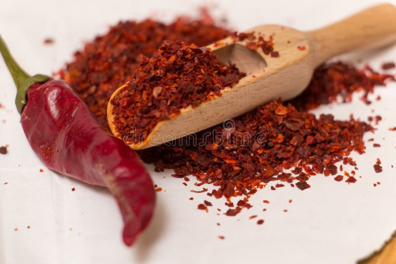 Hot Red Chilli Pepper Crushed Stock Photo Image of chillies, heat