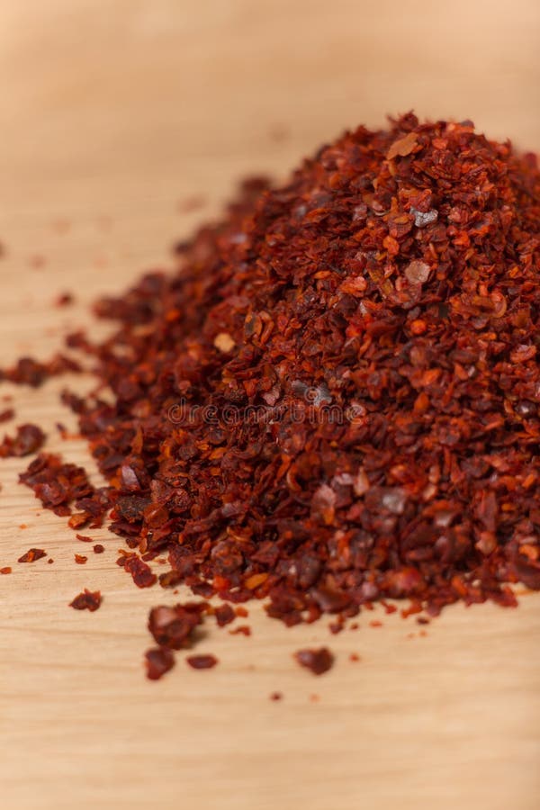 Hot Red Chilli Pepper Crushed Stock Image Image of chillies, close