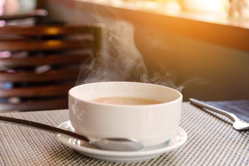 Hot rice boiled with pork or mush for breakfast royalty free stock photos Hot rice boiled with pork or mush for breakfast royalty free stock photos