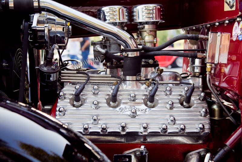Hot rod engine editorial image. Image of events, automobile 58593355