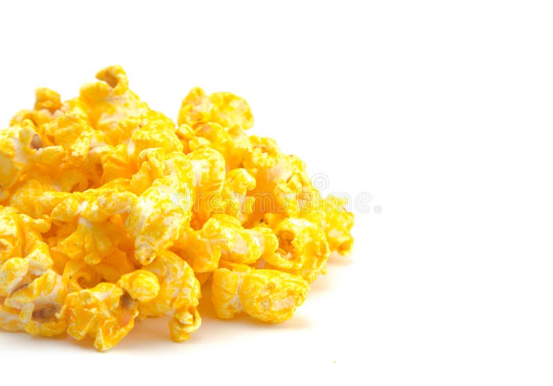Hot Sauce Flavored Cheese Popcorn Stock Image Image of heap, flavored