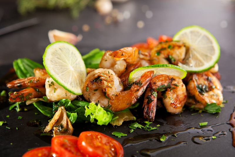 Hot Shrimp Appetizers stock image. Image of healthy, meal 72279341