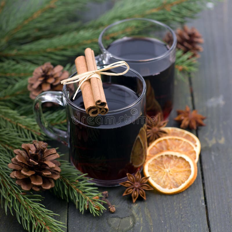 Hot spiced wine stock image. Image of punch, spiced, christmas - 27423031