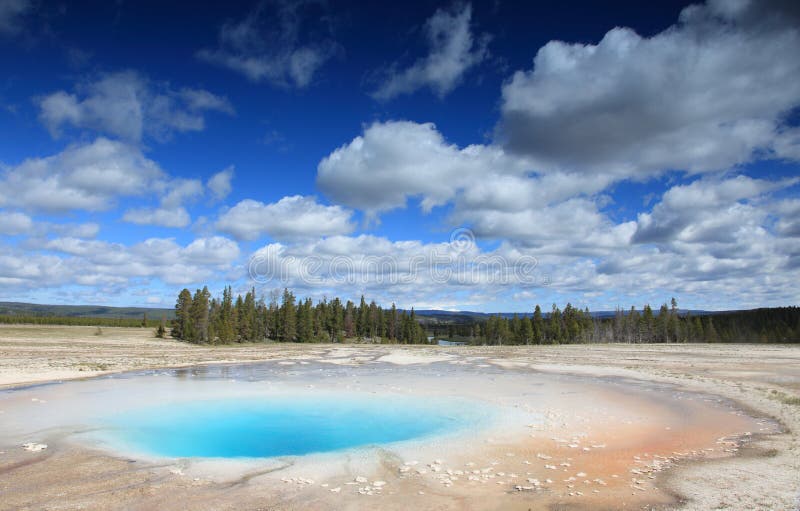 Hot spring stock image. Image of paradise, landscape - 25448929