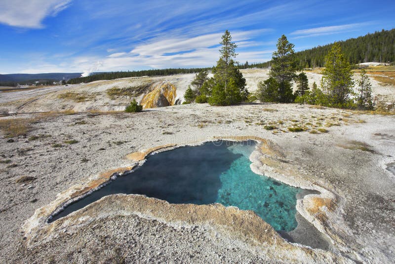 Hot spring stock photo. Image of geyser, national, area - 6386332