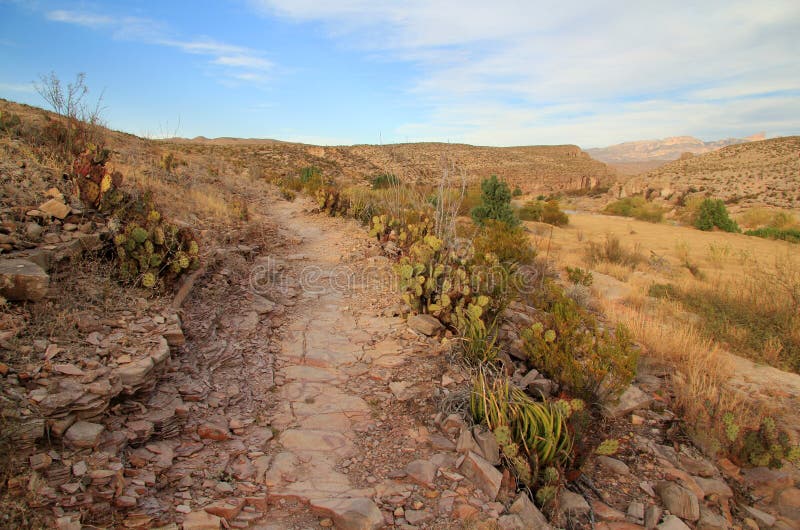 Hot Springs Loop Trail stock image. Image of tourism 91829437
