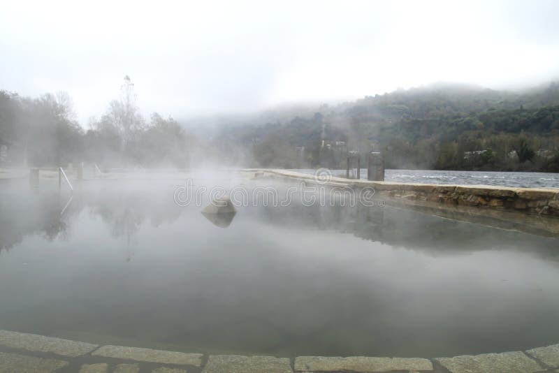 Hot springs in Ourense