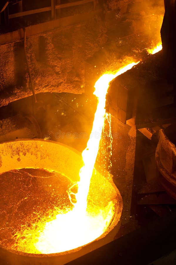 Hot steel royalty free stock images Hot steel royalty free stock images