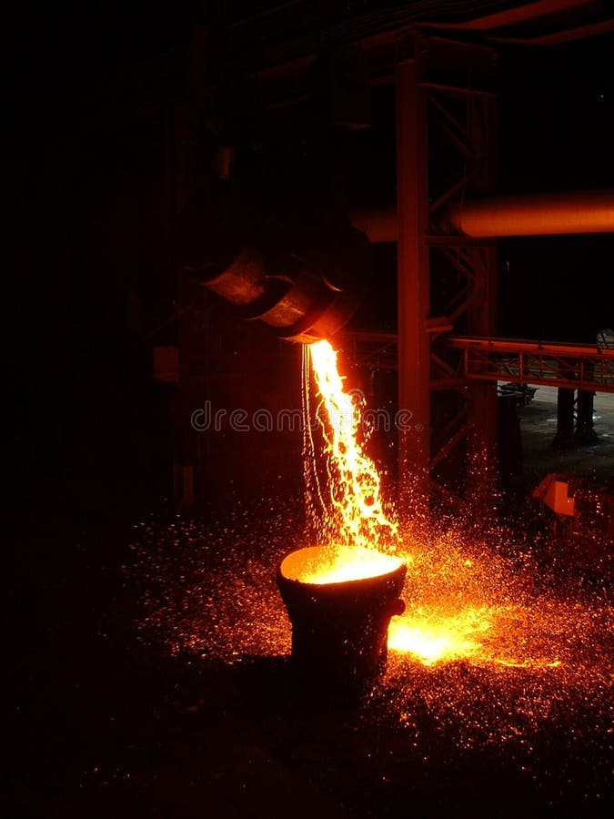 Hot steel