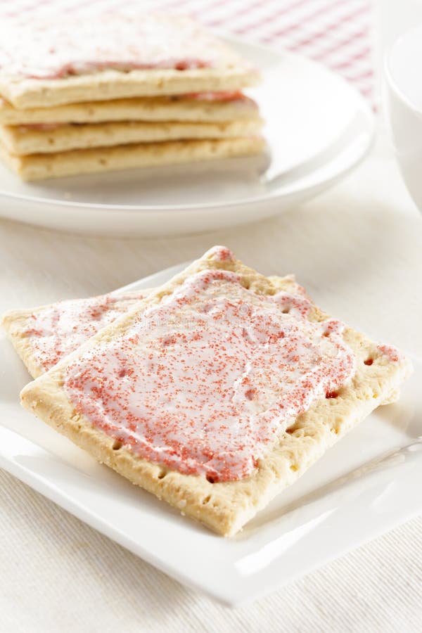 Hot Strawberry Toaster Pastry Stock Photo Image of food, snack 29094584