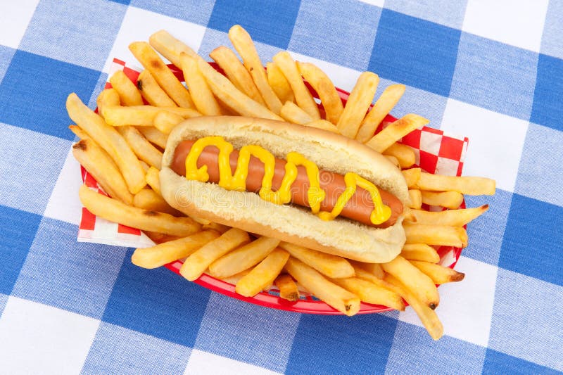 Hotdog And French Fries Stock Photography Image 26316342