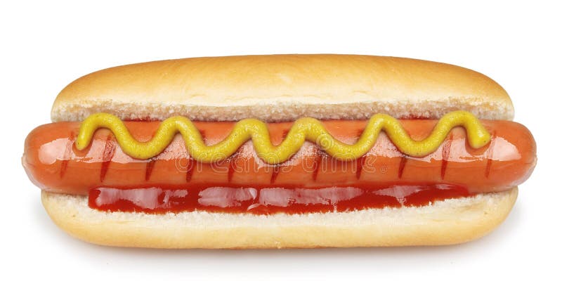 Hotdoggrill mit Senf