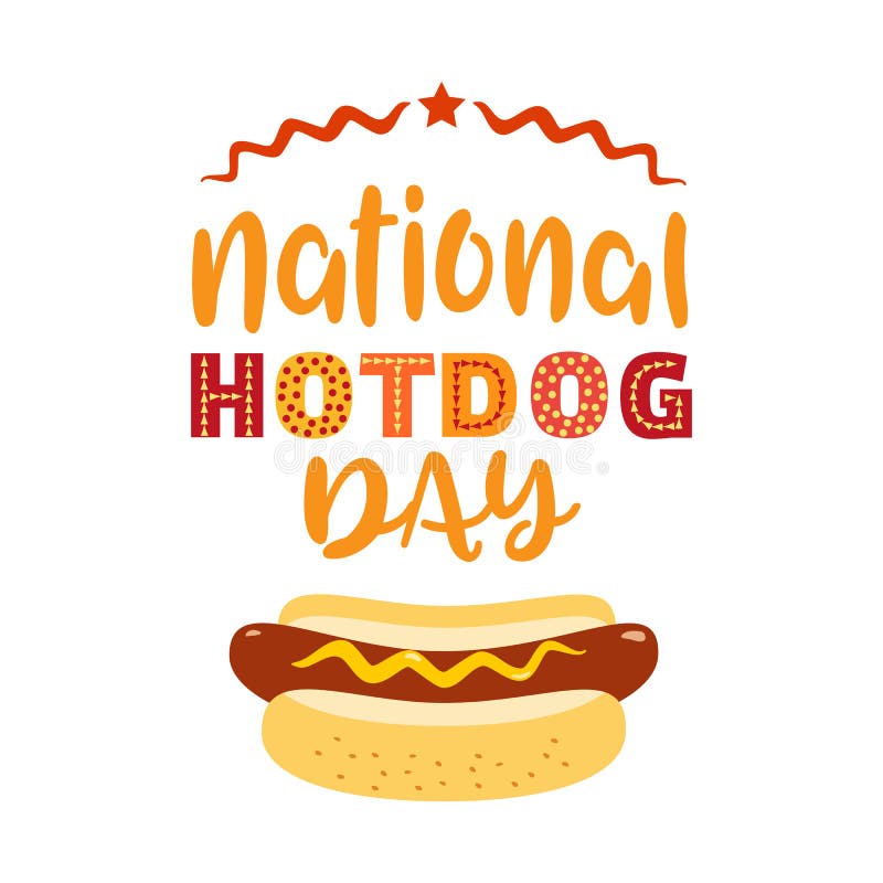 Hotdogkonzept stock abbildung Hotdogkonzept stock abbildung