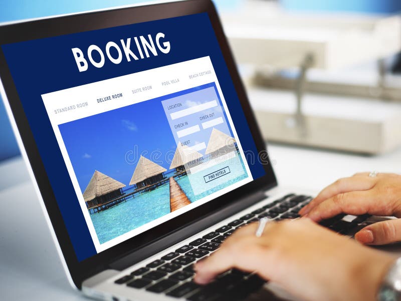 Hotel Booking Reservation Travel Reception Concept