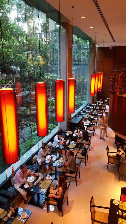 Hotel breakfast room editorial stock photo. Image of dining 64557383