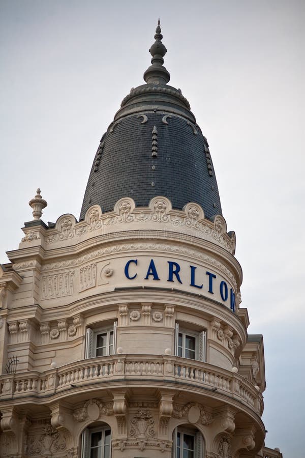 Hotel Carlton, Cannes royalty free stock image Hotel Carlton, Cannes royalty free stock image