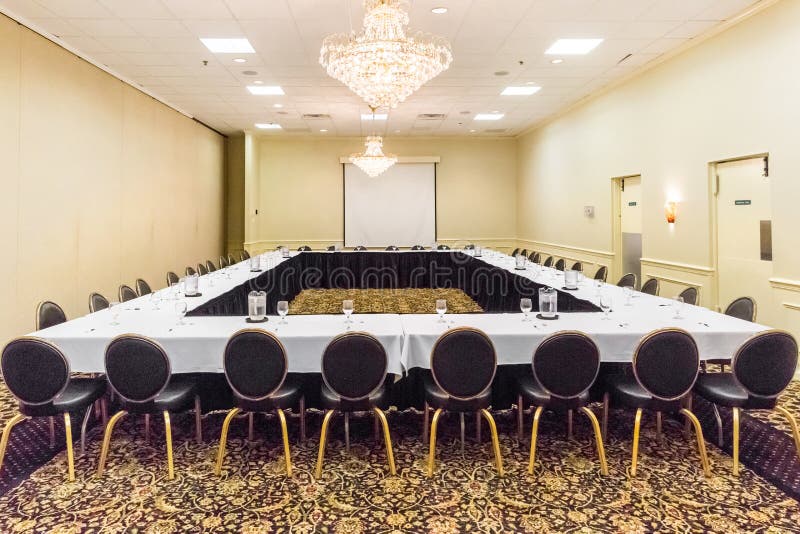 Hotel Conference Room stock image. Image of interior - 65380597
