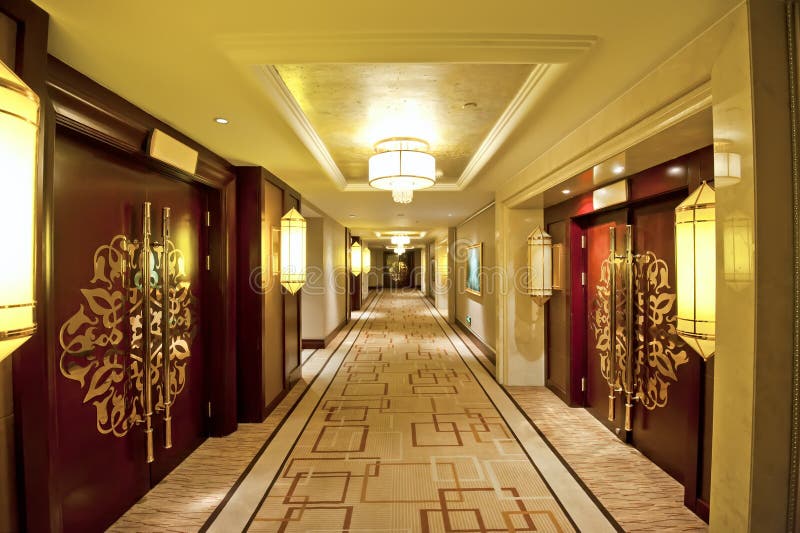 Hotel corridor