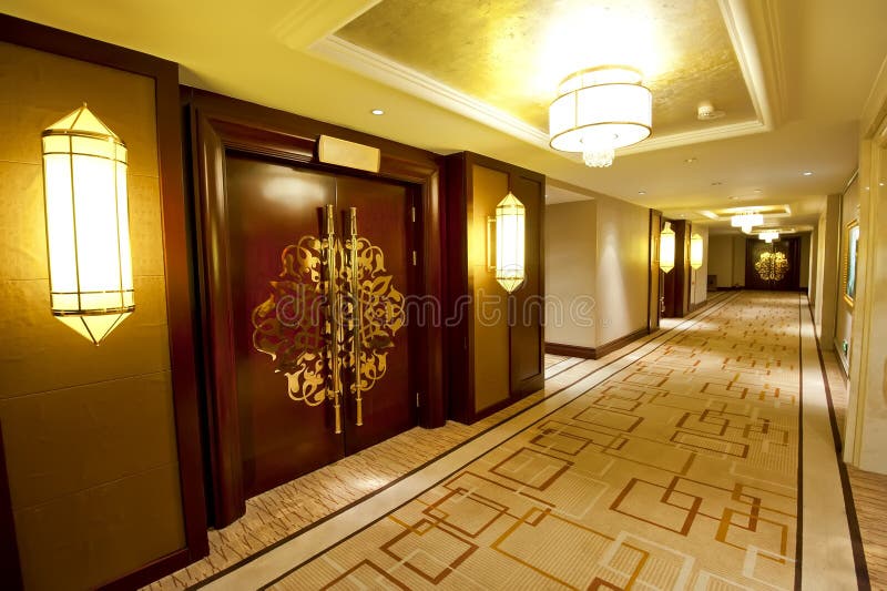 Hotel corridor