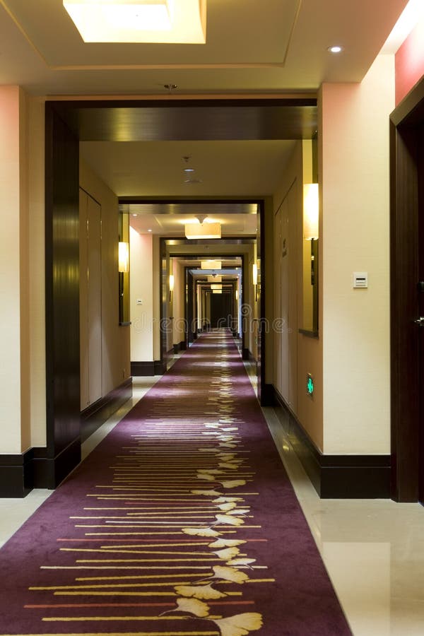 Hotel corridor