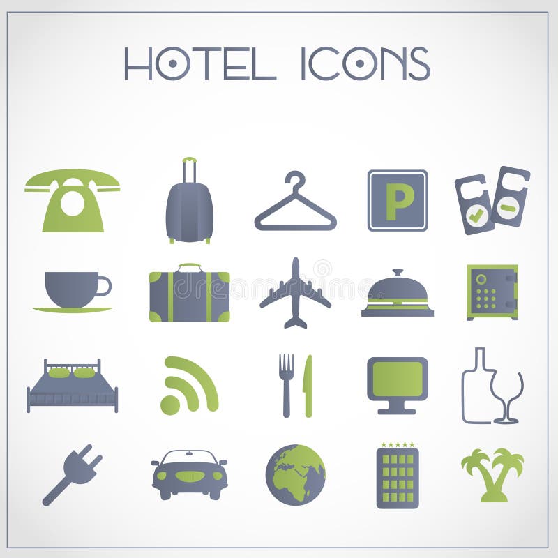 Hotel icons