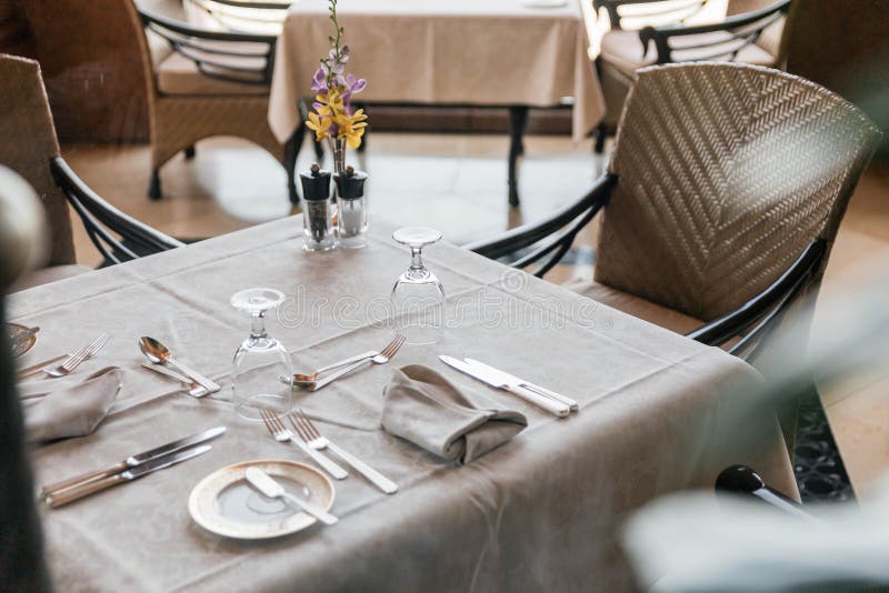 Hotel International Buffet Lunch Table Set Stock Photo Image of fancy
