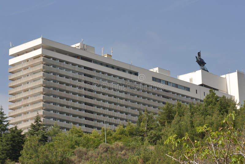 Hotel Jalta in Krim redaktionelles stockfoto. Bild von anpassung 28717223