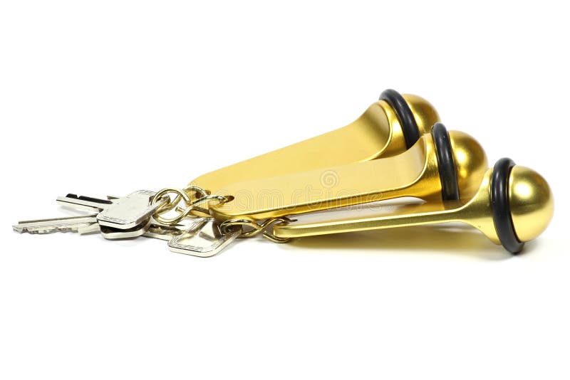 Hotel keys stock photo