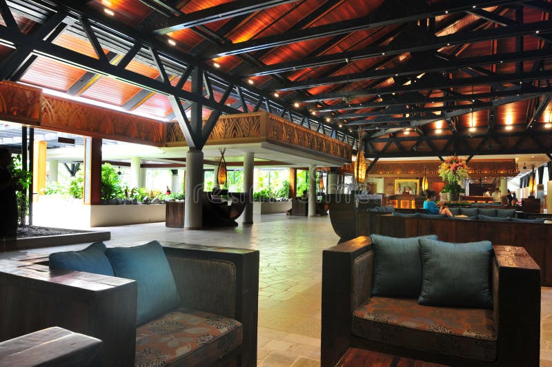 Hotel lobby royalty free stock images