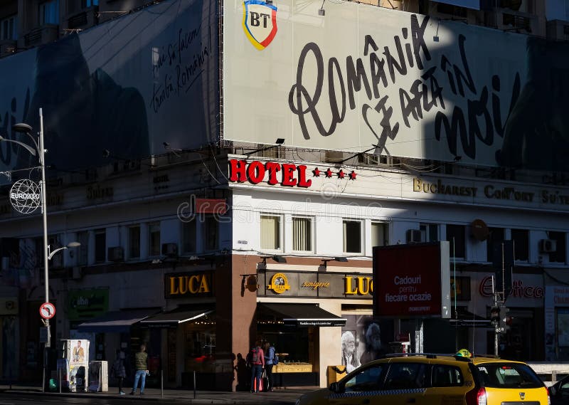 Hotel logo, in Bucharest, Romania