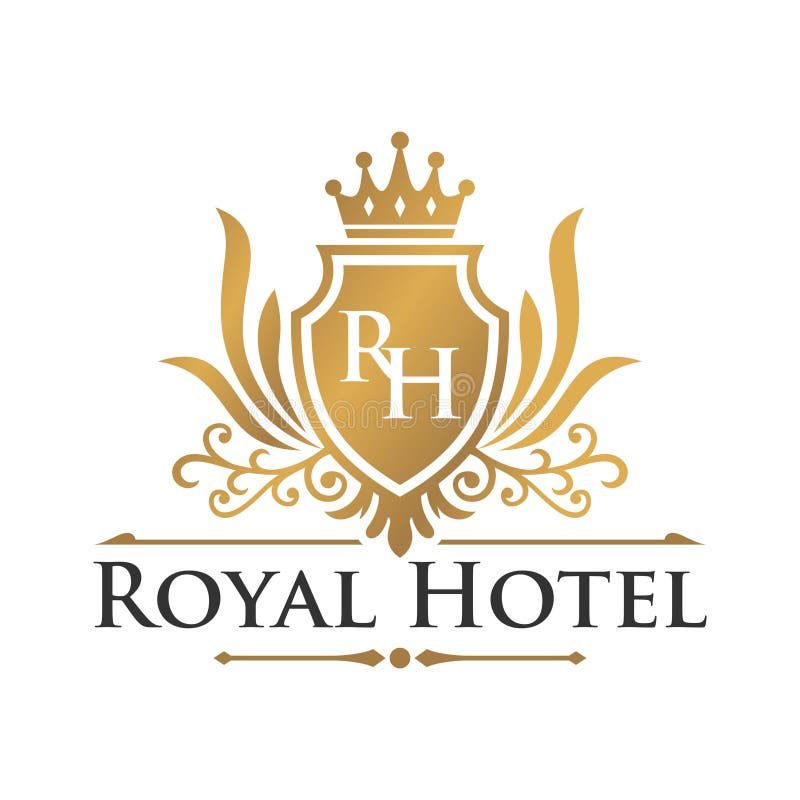 Hotel Logo Template stock vector. Illustration of royal - 58362974