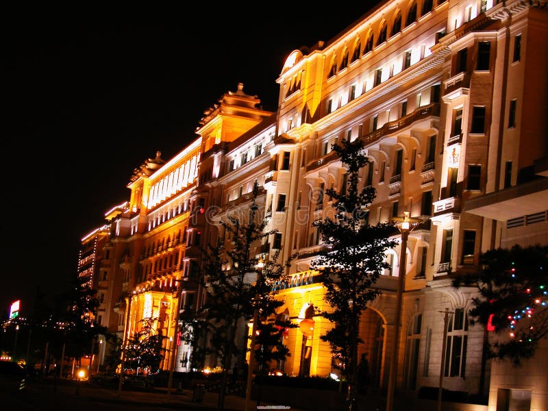 Hotel night stock photo. Image of cityscape, asia, hotel 3638140
