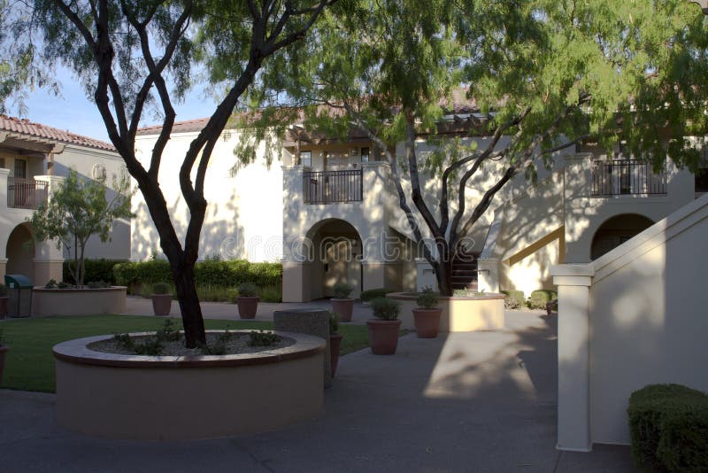 Hotel patio stock photo. Image of luxury 15976100