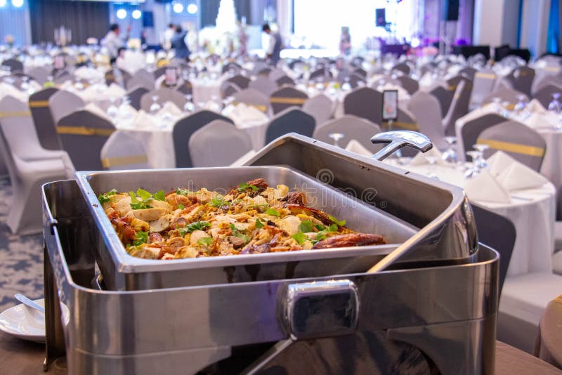 Hotel restaurant food catering service buffet banquet for wedding