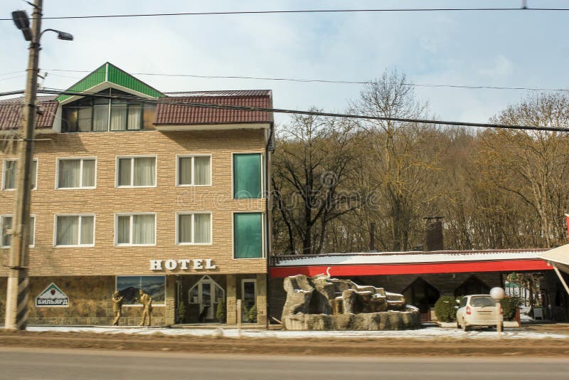 Hotel by the road editorial image. Image of beautiful 150173920