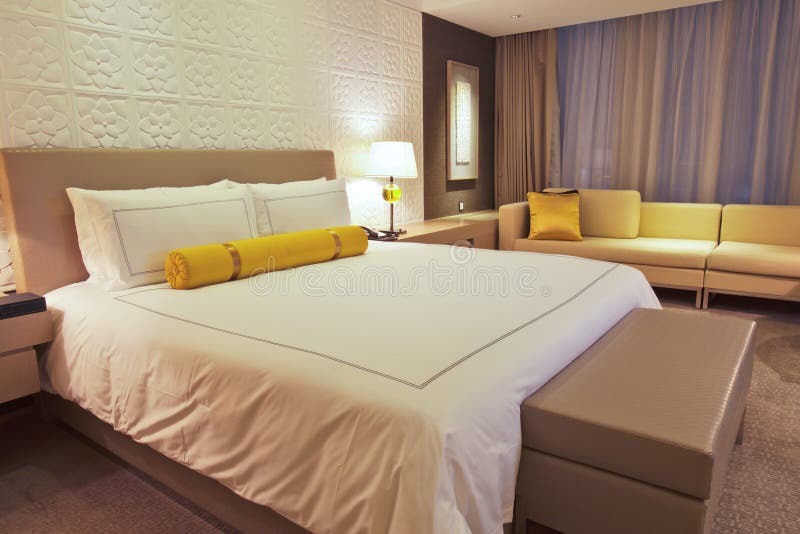 The five star hotel room(bedroom)